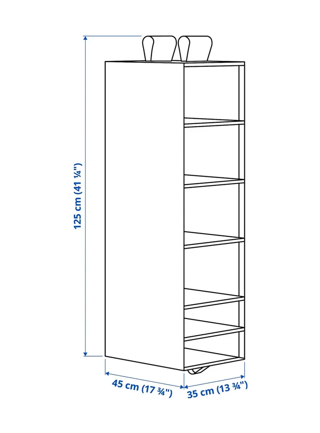 Ikea Ikea Skubb Asılabilir Saklama Organizeri 369102812 Beyaz