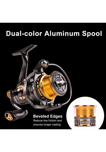 Teltree Hk3000 Modeli Metal Sanayi Balık Makinesi - 7+1 Piyano Rulmanlı, 8kg Maksimum Sürtünme, 5.7:1 Dişli Oranı