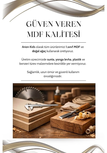 Alin Wood 3 Kapaklı Dolap %100 Mdf Rehau Kaplama Kapaklar