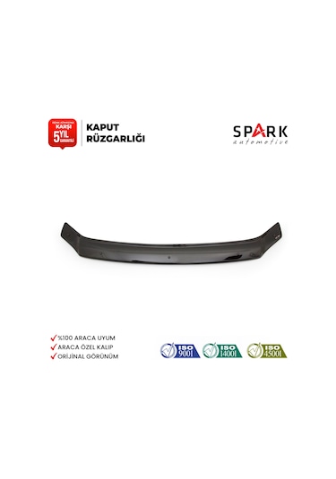Isuzu D-max 2006-2012 Yıl Aralığı Uyumlu Kaput Rüzgarlığı 3mm