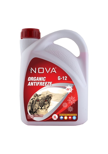 Nova -25 Derece Kırmızı Antifriz 3 Litre -Hazır Antifiriz