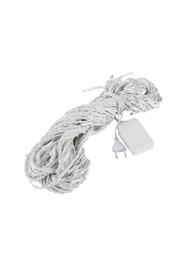 Soulader Led Şelale Işığı Dekoratif Aydınlatma Meteor Yağmuru Efekti Dize Ampul İçin Bahçe Balkon Parti Süs Gri