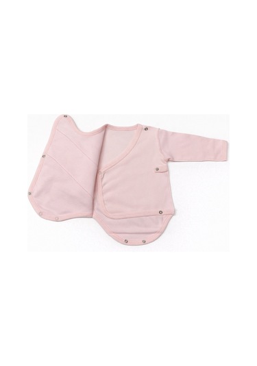 Kardeşler Baby 3'lü Kendinden Eldivenli Çıtçıtlı Body Pembe
