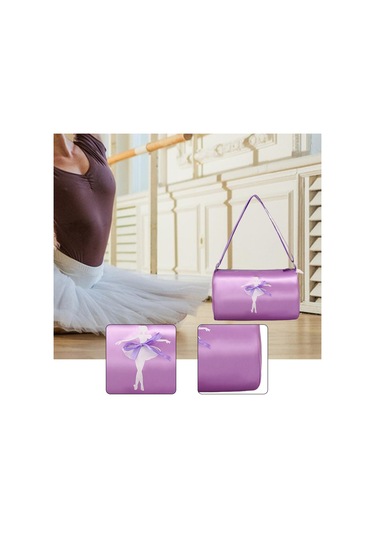 Suntek Kızlar Için Spor Çantası Tatlı Bale Dans Gösterileri Mor