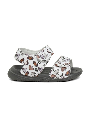 Elit Sy016 Patik Erkek Çocuk Düz Sandalet Füme-füme Füme