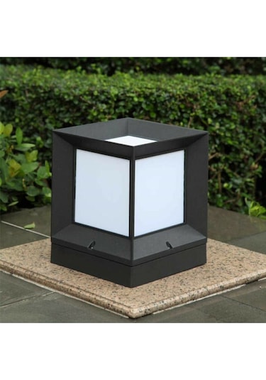 10 Adet Kare Küp Bahçe Aydınlatma Armatürü - Set Üstü Aplik Diğer