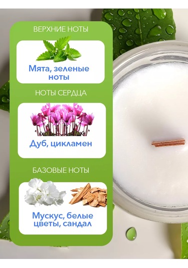 Langiza Ahşap Fitilli Aromatik Mumlar Kavanozda 222830794 Beyaz