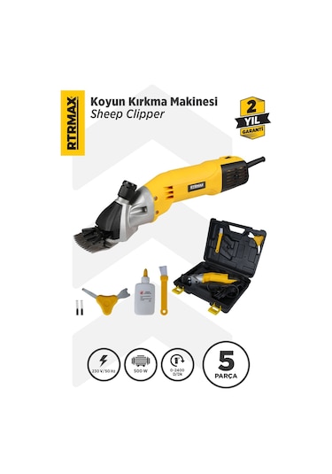 RTRMAX RTM923 Koyun Kırkma Makinası 500 W