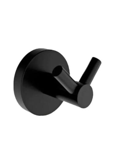 MultiStore Siyah V Çatal Bornozluk Askısı Siyah