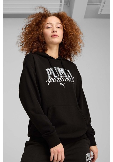 Puma Class Hoodie Tr Siyah Kadın Sweatshirt Siyah