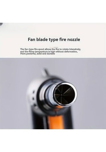 Trendooze Gaojunshop01 Kamp & Ev Gazlı Üfleç, Derin Alev Ayarı, Koyu Gri Koyu Gri