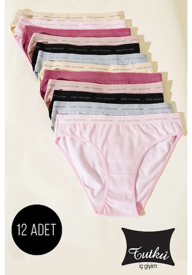 Tutku 12' Li Bayan Perla Bikini Külot Kombin 0599 Çok Renkli