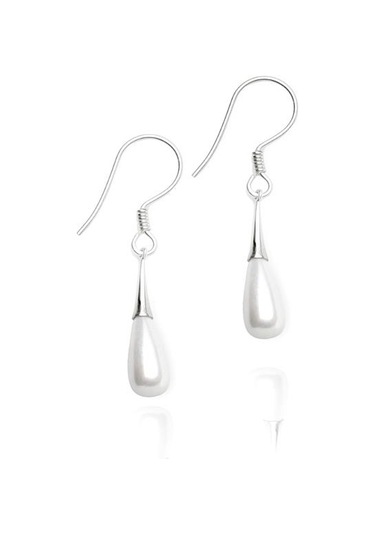 Brezza Lusso Jewelry Gümüş Doğal Tatlı Su Incisi Bayan Gümüş Küpe