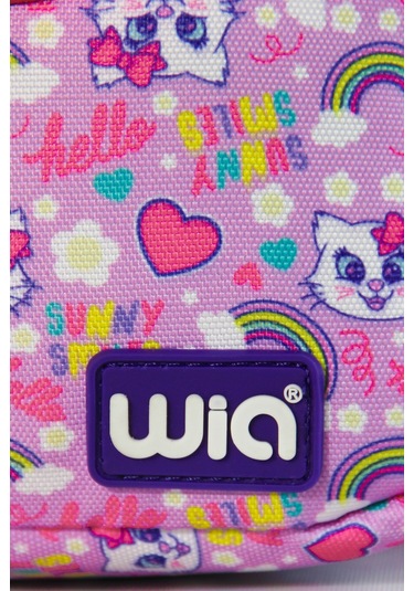 Wia Sweet Cat Kız Çocuk Termoslu Beslenme Çantası Lila