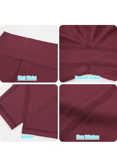 Yaozixa Kadınlar İçin Yüksek Bel Lişeli Yoga Taytları - Sıkıca Daraltıcı, Hızlı Kuruyan, Gizli Çanta, Spor Ve Koşu İçin - 77% Nilon 23% Spandex Çok Renkli