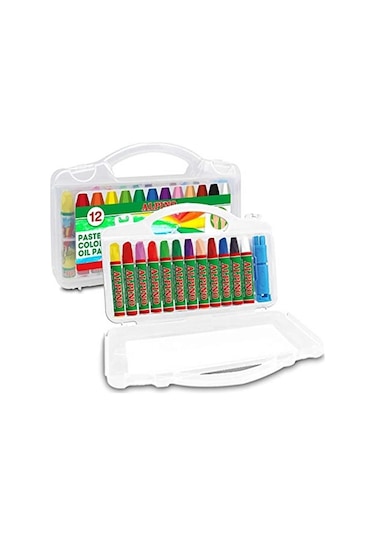 Alpino Pastel Boya 12 Li Plstik Kutu Dc-040001 Çok Renkli