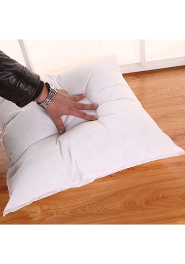 Folinda Beyaz Kare Koltuk Yastığı Dolgusu - 40x40cm/45x45cm Seçenekli - Poliester/pamuk Malzeme - Pp Pamuk Dolgulu Diğer