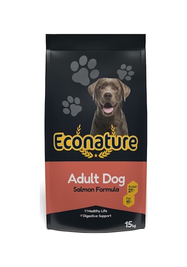 Econature Salmon Formula Somonlu Yetişkin Köpek Maması 15 KG