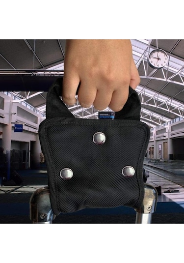 Homyl Bagaj Sapı Sarma Çıkarılabilir İş Seyahatleri Seyahat Siyah