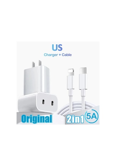 Walkesençift Pd 20w Usb C Hızlı Şarj Cihazı iPhone Uyumlu, Uyumlu, 15 14 13 12 Pro Xr Max İpad Adaptörü Ildistribütör Garantili