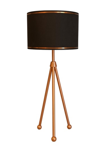 Peral Tripod Ayaklı Bronz Abajur Bronz