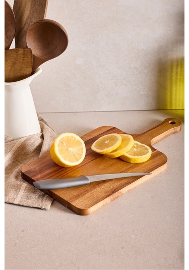 Akasya Kesme Tahtası 38x18 Cm Kahverengı Diğer