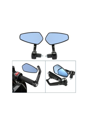 Besthome1 360 Derece Dönebilen Ayarlanabilir Metal Motosiklet Aynası - Çift Paket