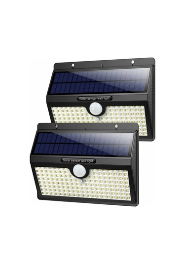 Açık Hava Güneş Enerjili Işık - 138 Led Su Geçirmez Aydınlatma 2 Adet