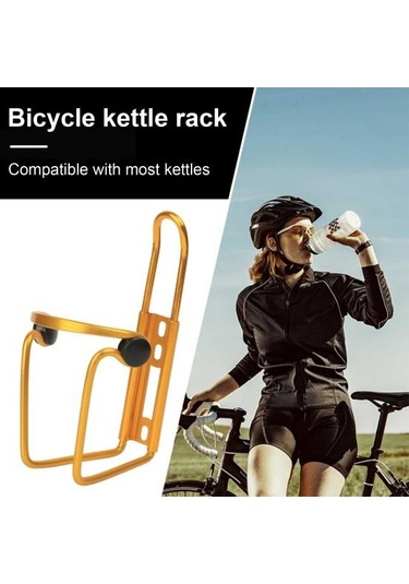 Bisiklet Su Şişe Kafesi Ağır Hizmet Tipi Alüminyum Alaşımlı Evrensel Mtb Bisiklet Bisiklet Su Bardağı Tutucu Depolama Rafı Bisiklet Aksesuarları Gümüş