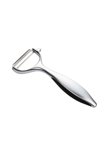 Ulzyvf Soyma Büzücü - Pratik Soyma Aracı, Gümüş Rengi, Soyucu Bıçağı Gümüş