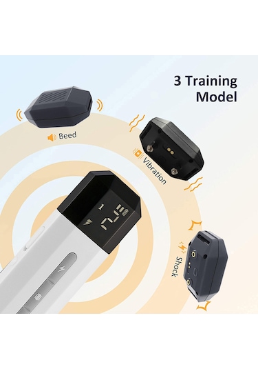 Uu0259w Köpek Eğitim Cihazı Köpekler İçin Havlama Tasması Su Beyaz