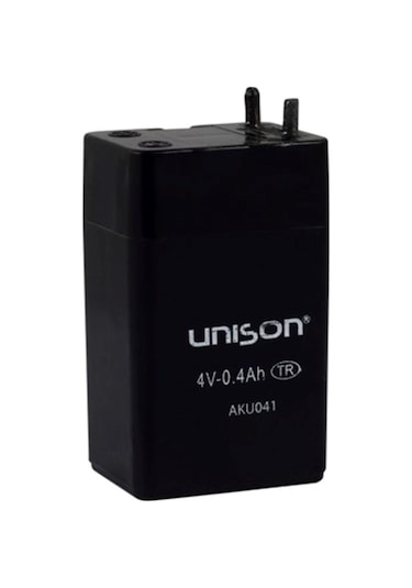 Unison 4 Volt 0.4 Amper Kuru Akü 4V 0.4A / 449524914