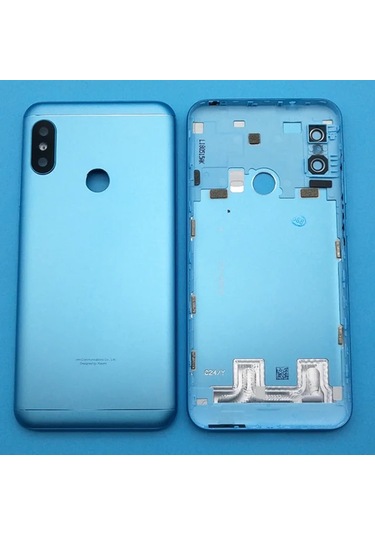 Xiaomi Mi A2 Arka Pil Kapağı Mavi