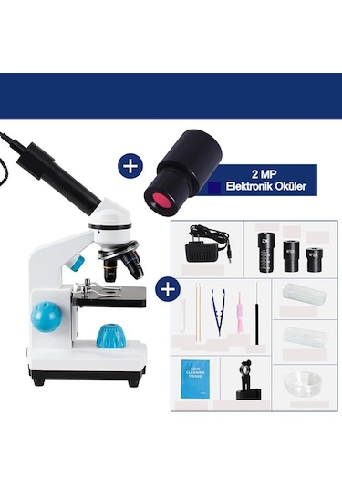 2000x Dijital Mikroskop 40x-2000x Led Pc Bağlantılı