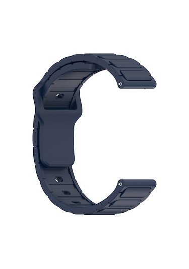 Adige General Mobile Gm Watch Uyumlu Kordon Kayış Silikon 22/132krd Lacivert