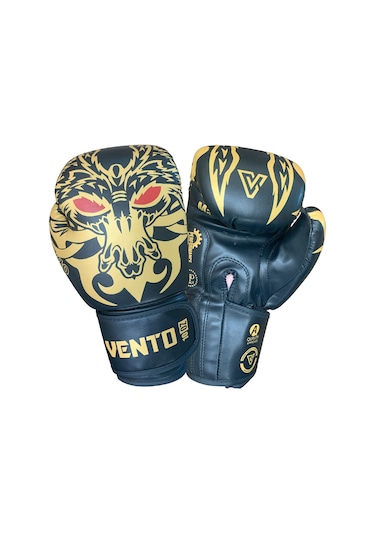 Vento Drago Boks Ve Kick-boks Eldiveni Siyah Siyah-altın
