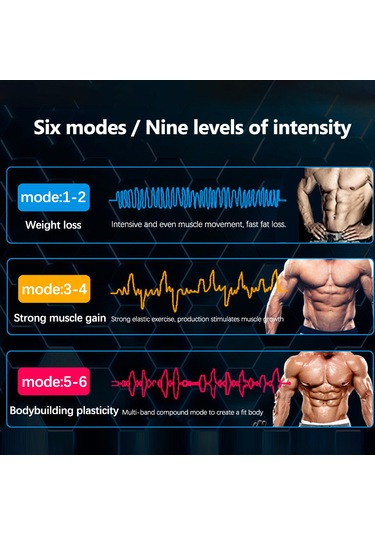 Lemestar Ems Kas Egzersiz Cihazı, İki Ana Ünite + İki Kol Bandı İle Vücut Şekillendirme, Hızlı Kas Geliştirme Ve Masaj Fonksiyonu Çok Renkli