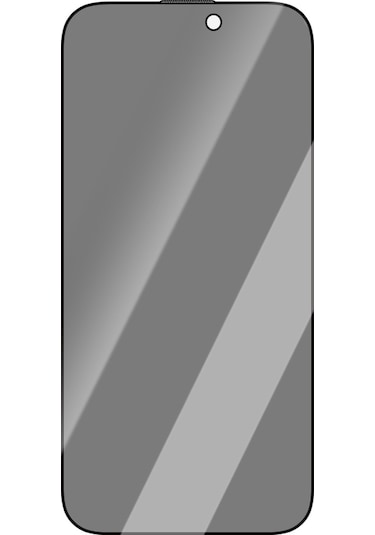 İphone 16 Plus Uyumlu Caseworld 0.25mm Privacy 3d Cam Ekran Koruyucu Uygulama Aparatlı Siyah