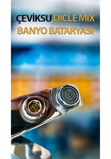Dicle Mix Model Banyo Bataryası Krom