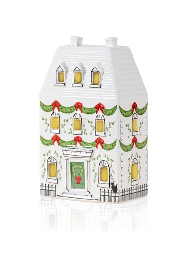 The Mia Dekoratif Led Işıklı Yılbaşı Evi 12x7x19 Cm 1 Adet