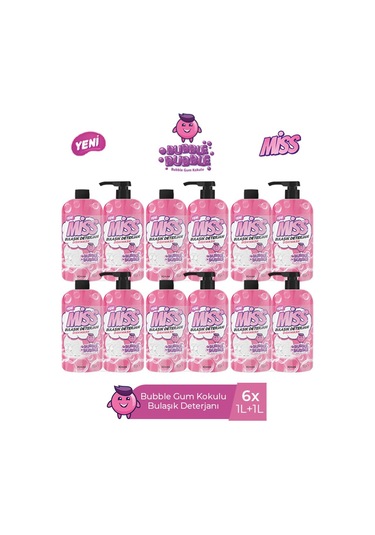 Miss Bulaşık Deterjanı Bubble 12'li