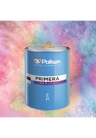 Polisan Primera Sentetik Parlak Yağlı Boya 0,75 Lt Tüm Renkler 0.75 Litre-Cam Göbeği-500