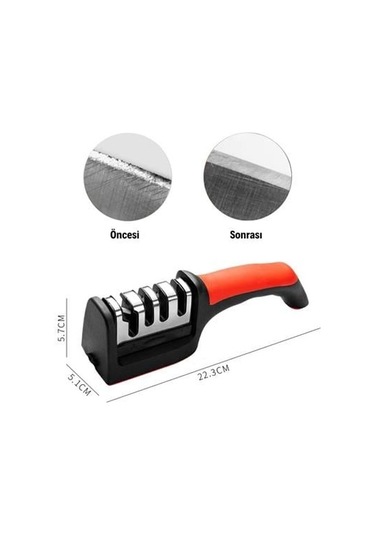 4 Aşamaları Kaymaz Taban Hızlı Bıçak Makas Bileme Aracı