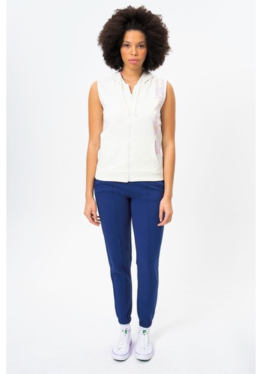 Benetton Bnt-w20395-23y Kadın Kapşonlu Sweat Shirt Bnt-w20395-r0152 Bej