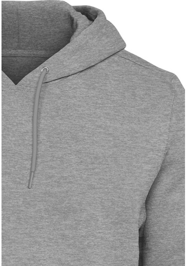 Tenisçi Ön Arka Baskılı Kapşonlu Sweatshirt Bll2120 Gri