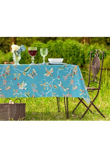 Madame Coco Violet Pvc Masa Örtüsü 1kmaor0560100 X 140 Cm-indigo