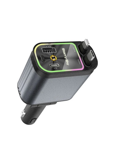 4 Ü 1 Arada Çift Usb Bağlantı Çakmaklık, Type-c Hızlı Şarjlı Tdrtr
