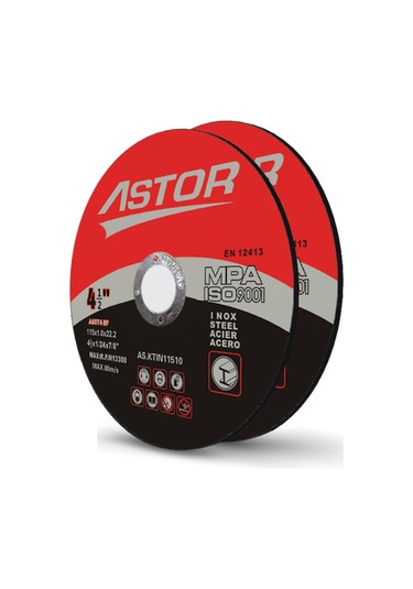 Astor Kesme Taşı Inox 115x1 25'li Paket