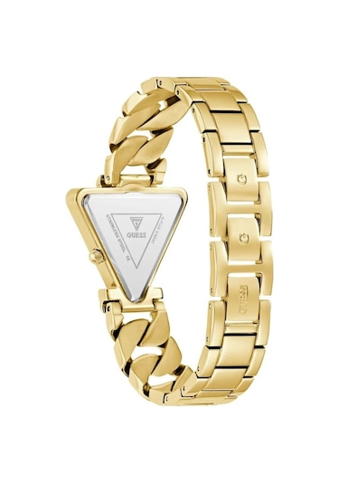 Guess Gugw0859l2 Altın Kaplama Üçgen Kadın Kol Saati Altın