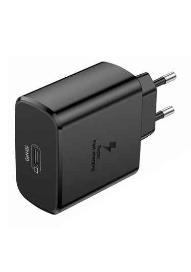 Foneng EU62 GaN 45W PD Type-c Girişli Hızlı Şarj Adaptörü Siyah